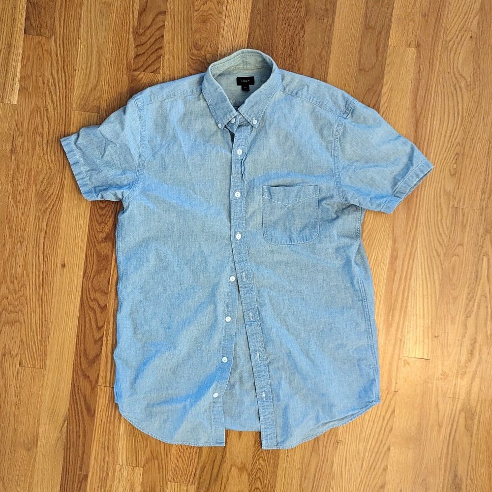 J Crew Medium Tall Button Down Shirt